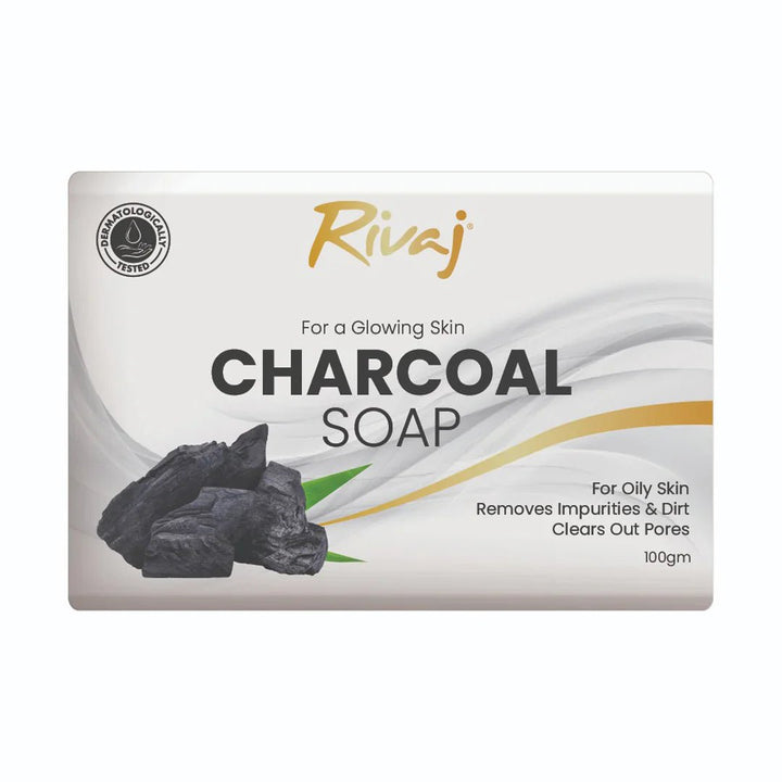 Rivaj - Charcoal Soap 100g Rivaj - Luxeery