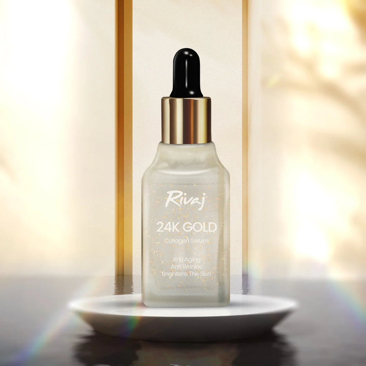 Rivaj - Face Serum - 24k Gold - 30Ml Rivaj - Luxeery