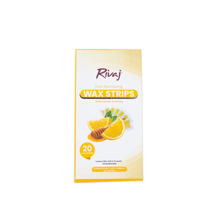 Rivaj - Hair Removing Body Wax Strips (Lemon & Honey) Rivaj - Luxeery