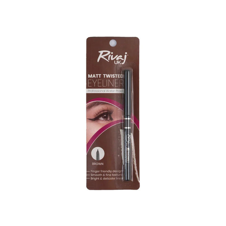 Rivaj - Matte Twist Eyeliner (Brown) Rivaj - Luxeery