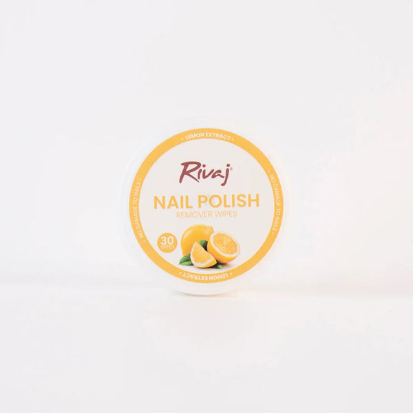 Rivaj - Nail Polish Remover Wipes (Lemon Extract) Rivaj - Luxeery