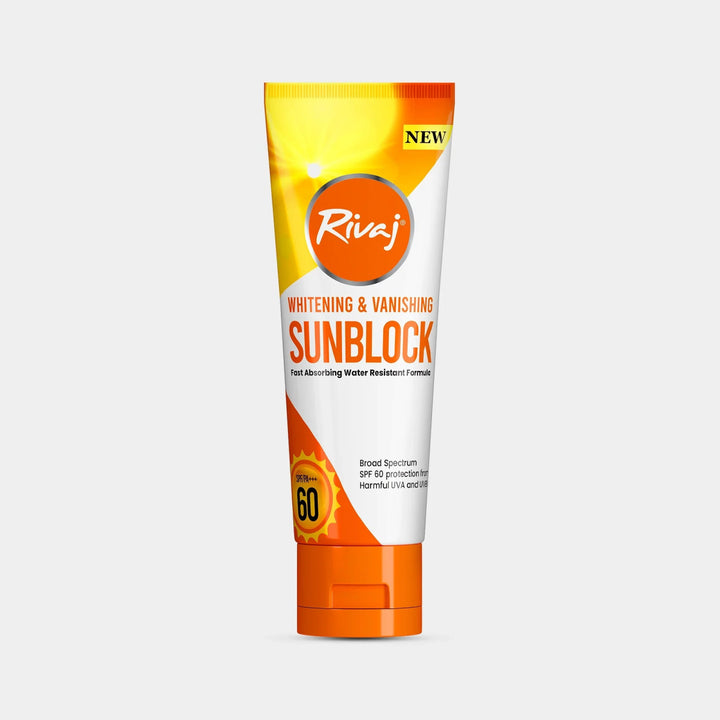 Rivaj - Whitening & Vanishing SPF60 Sunblock - 40Ml Rivaj - Luxeery