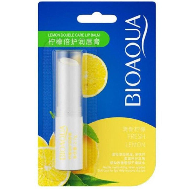 Rs 12 - Bio Aqua - Lemon Double Moist Lip Balm - 2.7G luxeery - Luxeery