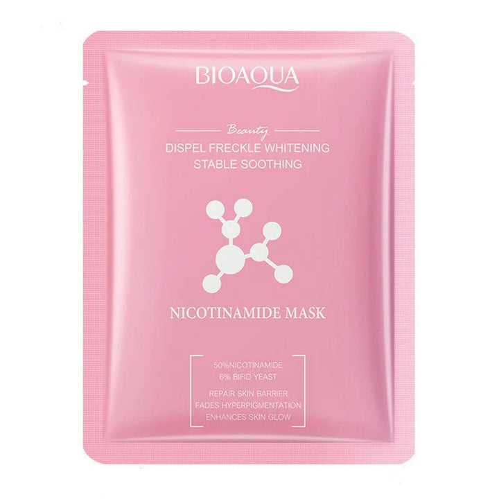 Rs.1 - Bioaqua - Nicotinamide Facial Mask Luxeery - Luxeery