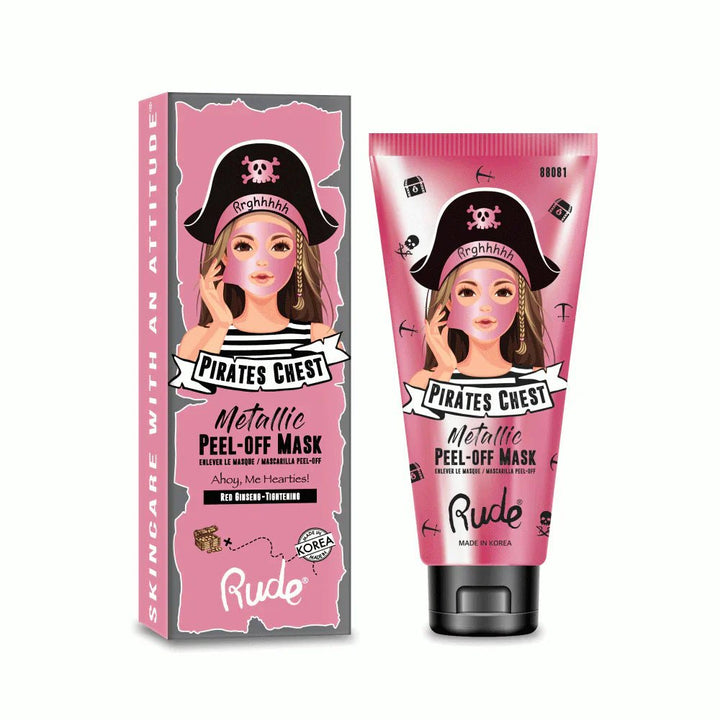 Rude Pirateschest Metallic Peeloff Mask Ahoy, Me Hearties60Ml Rude Cosmetics - Luxeery