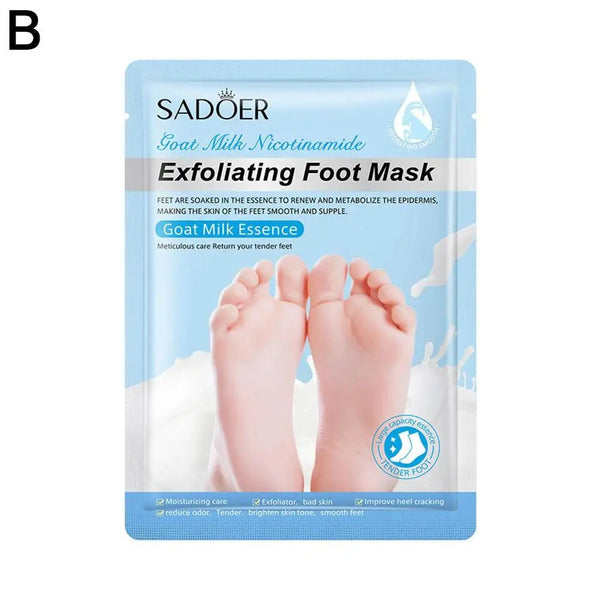 Sadoer - Goat Milk Nicotinamide Exfoliating Foot Mask - 35g Sadoer - Luxeery