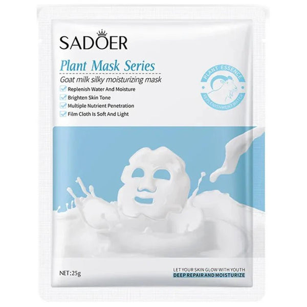 Sadoer - Goat Milk Silky Moisturizing Facial Mask - 25g Sadoer - Luxeery