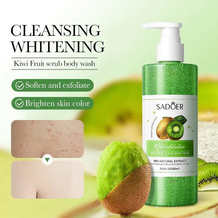 Sadoer Kiwi Fruit Scrub Body Wash 300Ml Sadoer - Luxeery