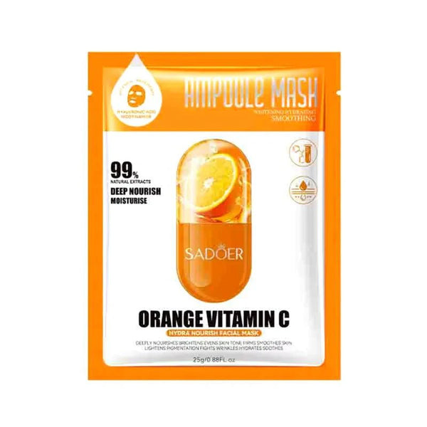 Sadoer - Orange Vitamin C Hydra Nourish Facial Mask - 25g Sadoer - Luxeery