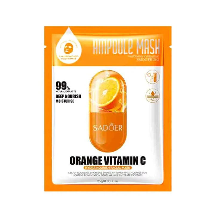 Sadoer - Orange Vitamin C Hydra Nourish Facial Mask - 25g Sadoer - Luxeery