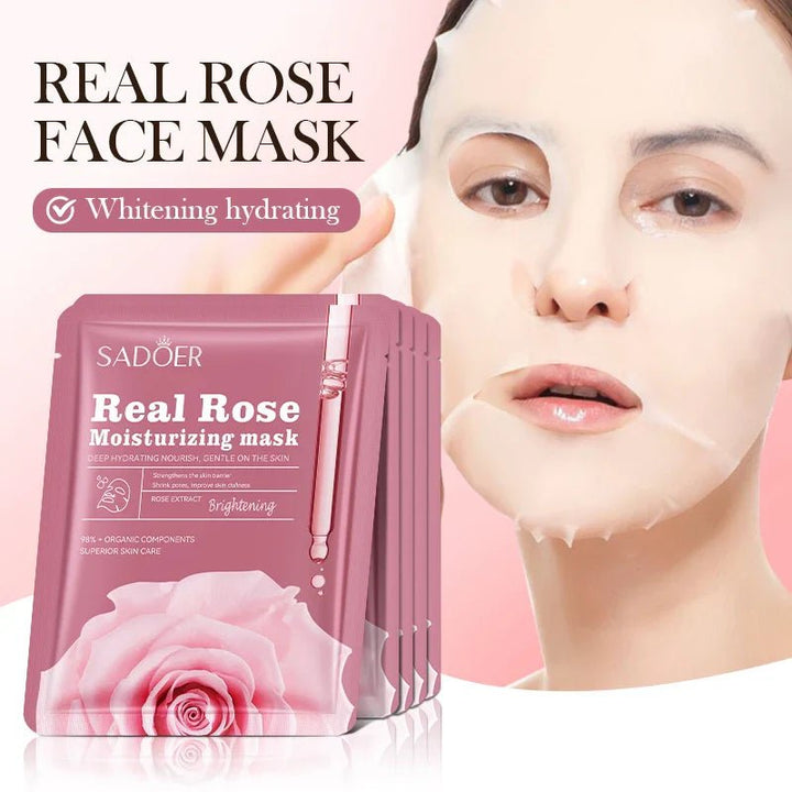 Sadoer Real Rose Moisturizing Facial Mask 25G - 1 PC Sadoer - Luxeery