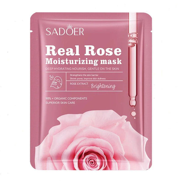 Sadoer Real Rose Moisturizing Facial Mask 25G - 1 PC Sadoer - Luxeery