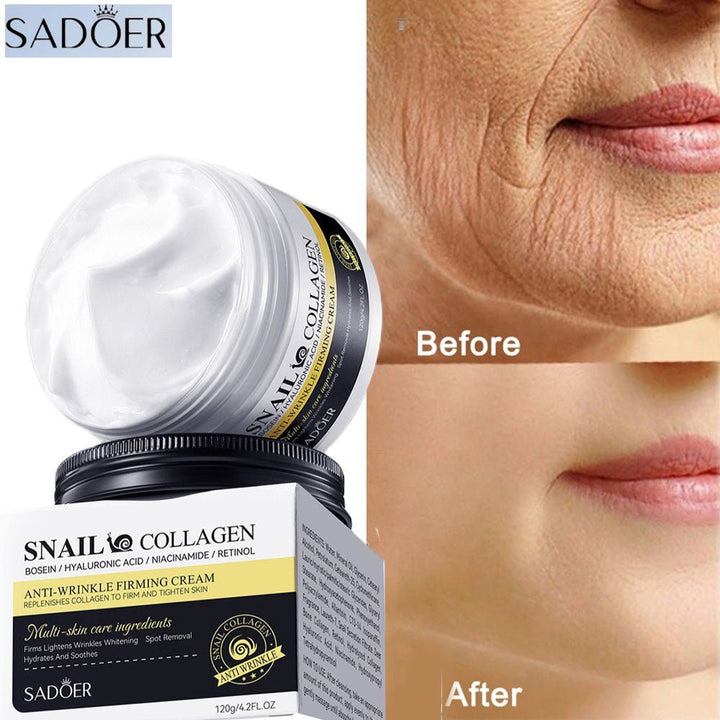 Sadoer Snail Collagen Anti - Wrinkle Firming Cream 120G Sadoer - Luxeery