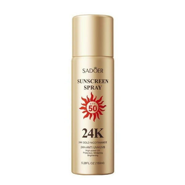 Sadoer Sunscreen Spray Spf50 24K Gold 150Ml Sadoer - Luxeery