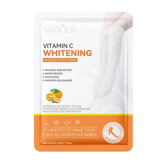 Sadoer Vitamic C Whitening Nourish Foot Mask 80Ml - 1 PC Sadoer - Luxeery