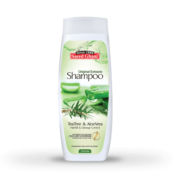 Saeed Ghani - Tea Tree & Aloe Vera Shampoo 200Ml Saeed Ghani - Luxeery