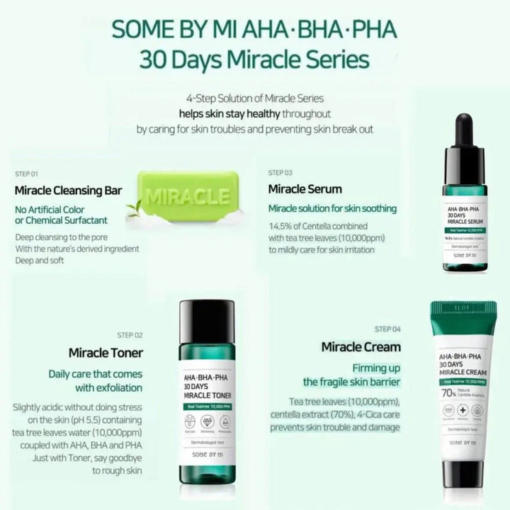 [SOMEBYMI]AHA.BHA.PHA 30 Days Miracle Starter Kit - Korean - Skincare.pk SOME BY MI - Luxeery