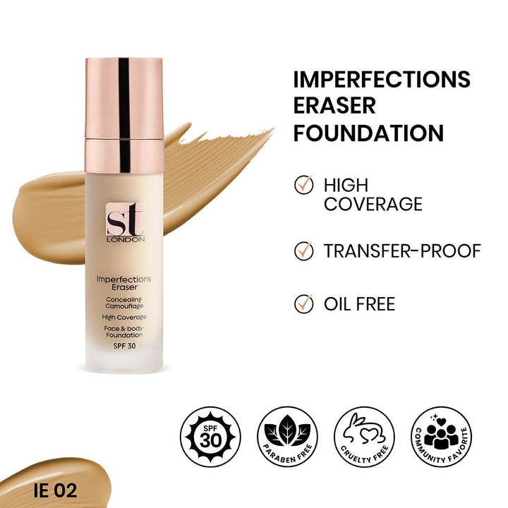 St London - Imperfection Eraser Foundation - Ie 02 ST London - Luxeery