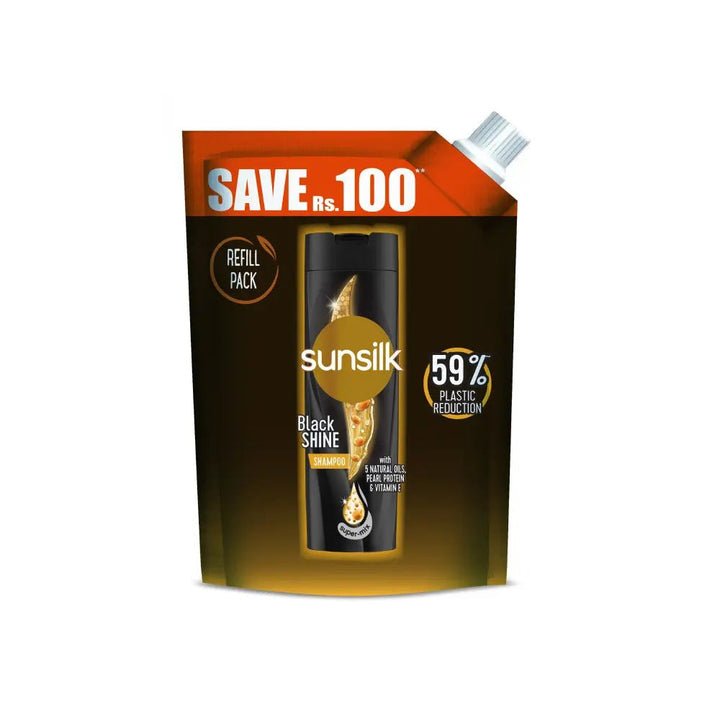 Sunsilk Black Shine Refill Pouch - 360ML Sunsilk - Unilever Pakistan - Luxeery