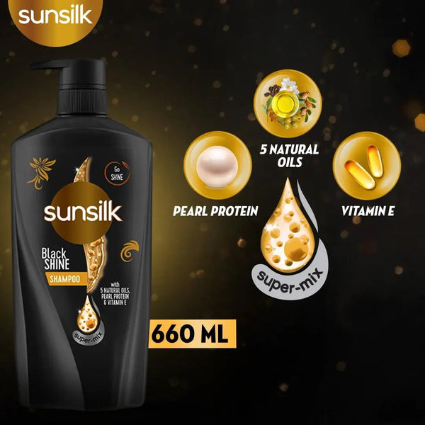 Sunsilk Black Shine Shampoo 660ml Sunsilk - Unilever Pakistan - Luxeery