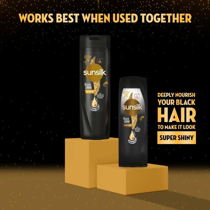 Sunsilk Conditioner Black Shine - 185Ml Sunsilk - Unilever Pakistan - Luxeery