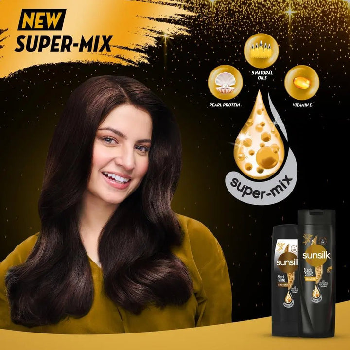 Sunsilk Conditioner Black Shine - 185Ml Sunsilk - Unilever Pakistan - Luxeery