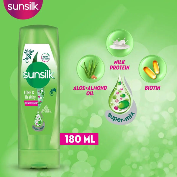 Sunsilk Long & Healthy Shampoo 185Ml Sunsilk - Unilever Pakistan - Luxeery