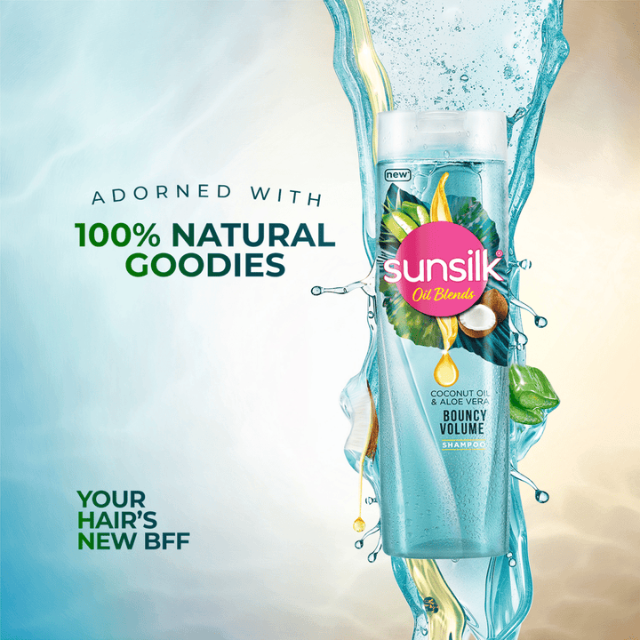 Sunsilk - Oil Blends Coconut Oil & Aloe Vera Shampoo - 380Ml Sunsilk - Unilever Pakistan - Luxeery