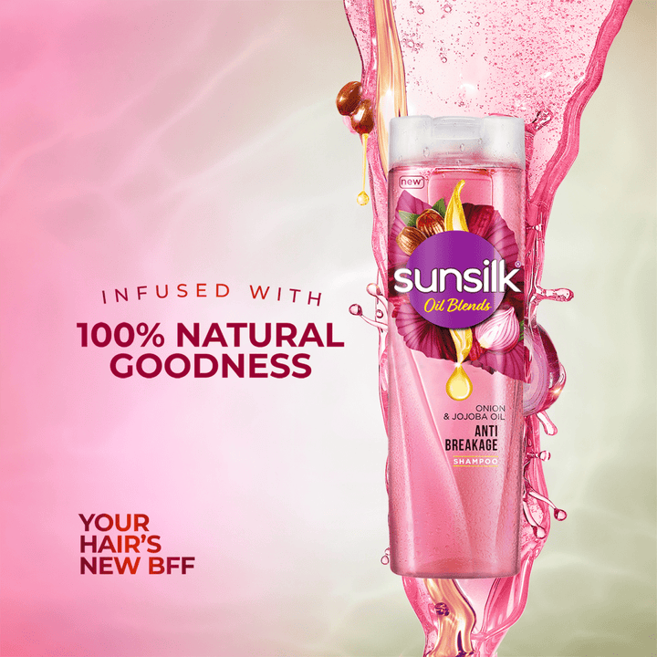 Sunsilk - Oil Blends Onion & Jojoba Oil Shampoo - 380Ml Sunsilk - Unilever Pakistan - Luxeery