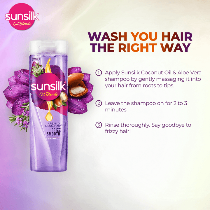 Sunsilk - Oil Blends Rosemary & Argan Oil Shampoo - 380Ml Sunsilk - Unilever Pakistan - Luxeery