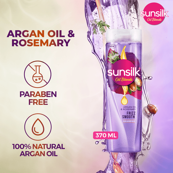 Sunsilk - Oil Blends Rosemary & Argan Oil Shampoo - 380Ml Sunsilk - Unilever Pakistan - Luxeery