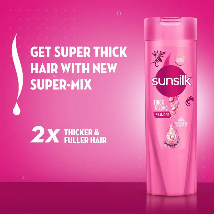 Sunsilk Shampoo Thick & Long - 185Ml Sunsilk - Unilever Pakistan - Luxeery