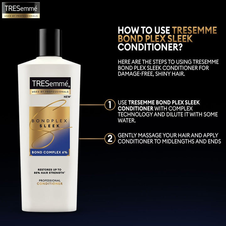 Tresemme Bond Plex Sleek Conditioner - 160ML Tresemme - Unilever Pakistan - Luxeery