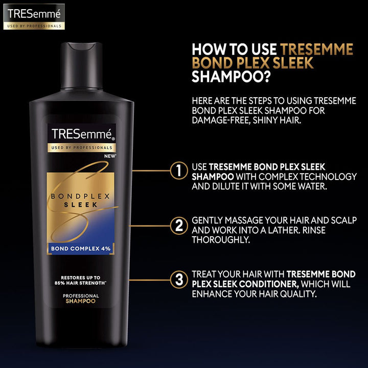 Tresemme Bond Plex Sleek Shampoo - 170ML Tresemme - Unilever Pakistan - Luxeery