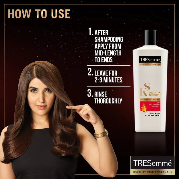 Tresemme Conditioner Keratin Smooth & Straight - 170Ml Tresemme - Unilever Pakistan - Luxeery