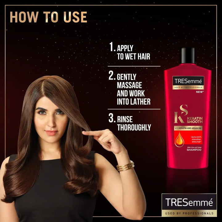 Tresemme Shampoo Keratin Smooth & Straight - 170Ml Tresemme - Unilever Pakistan - Luxeery