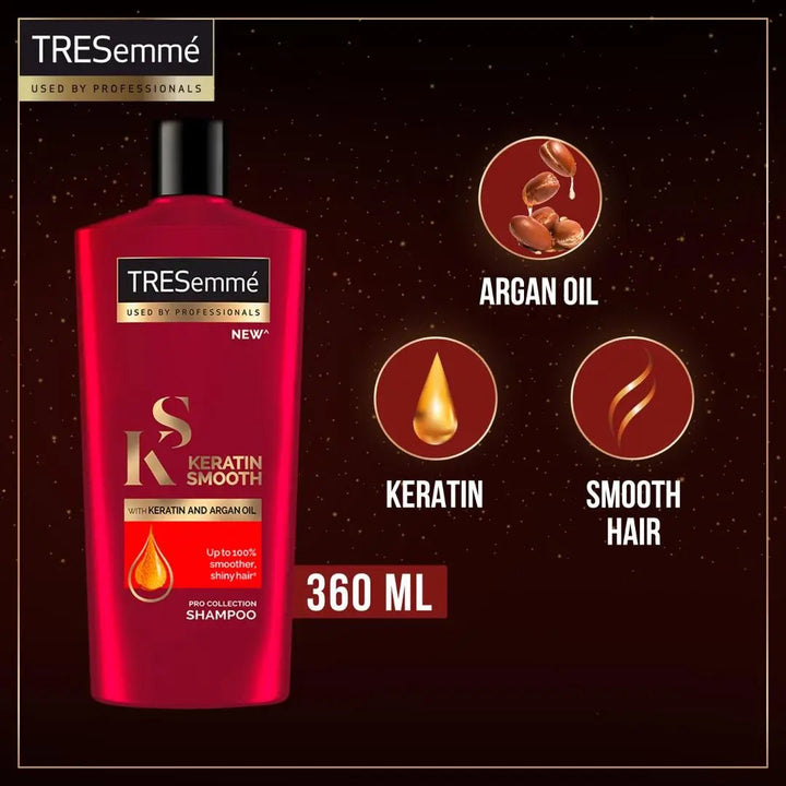 Tresemme Shampoo Keratin Smooth & Straight - 360Ml Tresemme - Unilever Pakistan - Luxeery