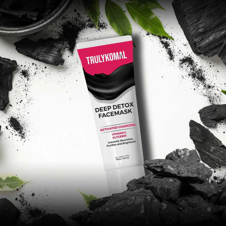 Truly Komal - Charcoal Mask Truly Komal - Luxeery