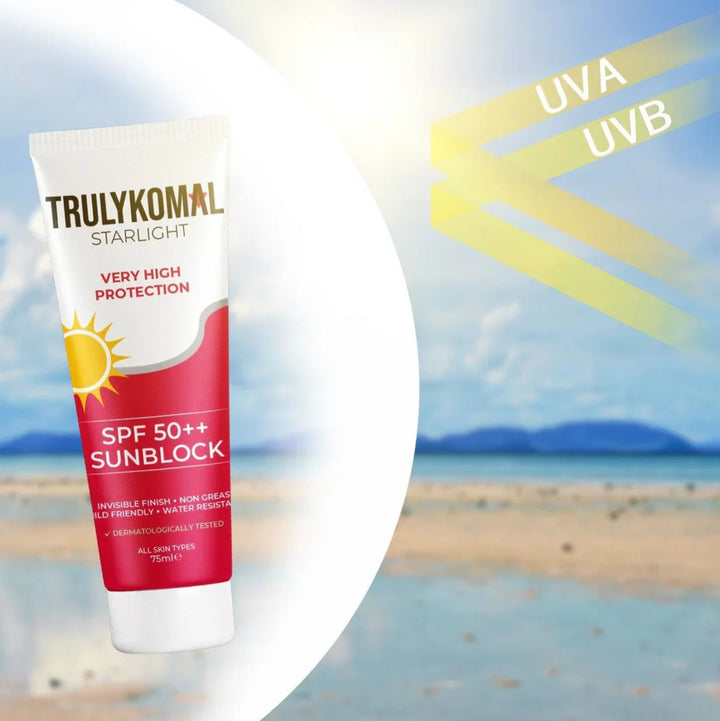 Truly Komal - Sun Block Truly Komal - Luxeery