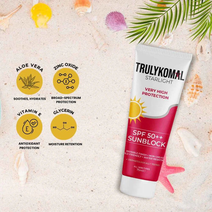 Truly Komal - Sun Block Truly Komal - Luxeery