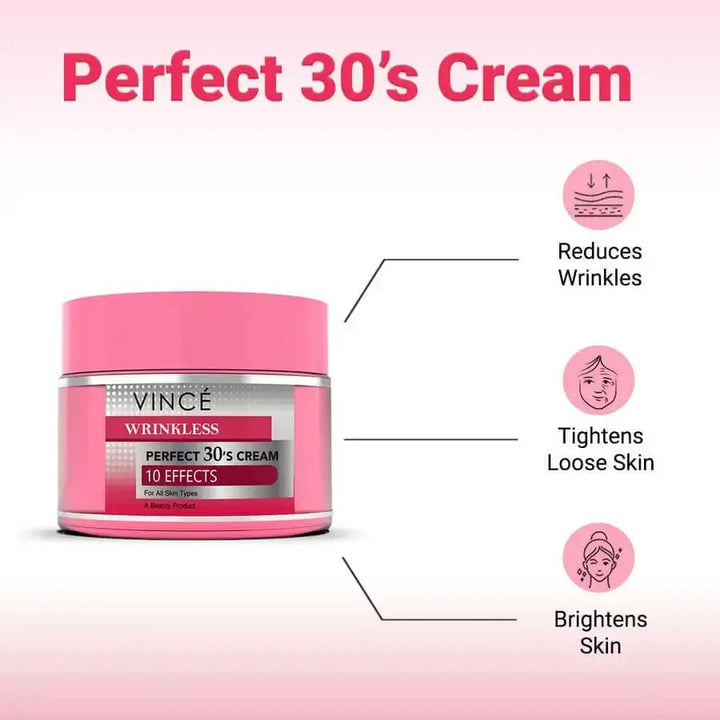 Vince - Perfect 30'S Cream Vince - Luxeery