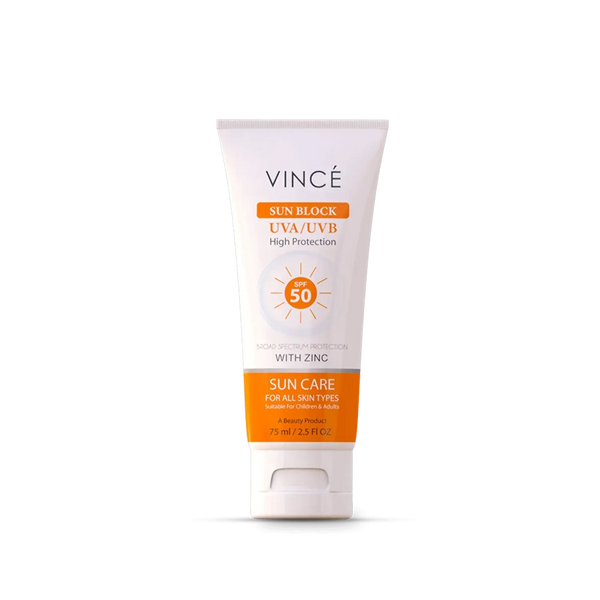 Vince - Sun Block - Uva & Uvb Protector Spf - 50 - 75Ml Vince - Luxeery