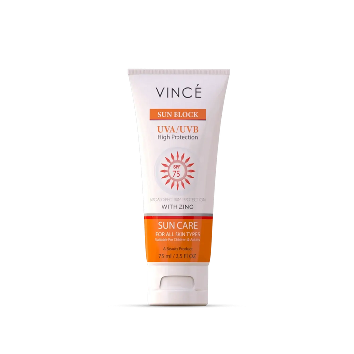 Vince - Sun Block - Uva & Uvb Protector Spf - 75 - 75Ml Vince - Luxeery